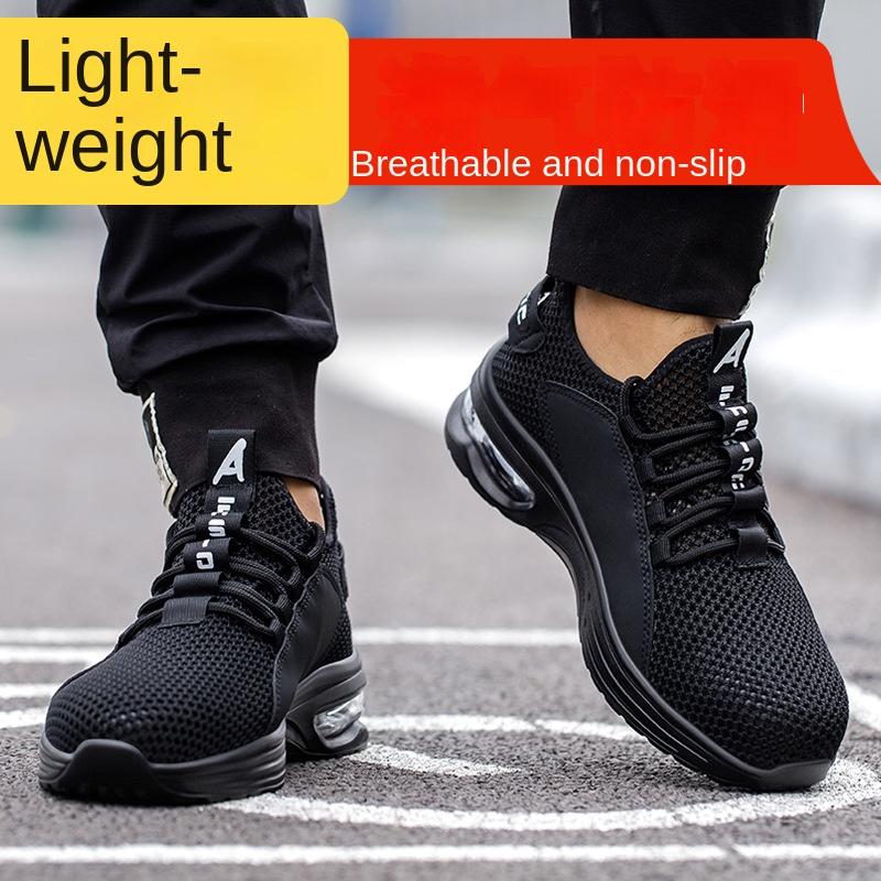Anti-smashing and Anti-piercing Labor Insurance Shoes, Air Cushion Sole Work Shoes, Steel Baotou Safety Shoes