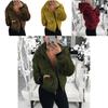 Luxurious Women's Teddy Bear Coat Jacket Winter Warm Hooded Fur Fluffy Outwear Overcoat