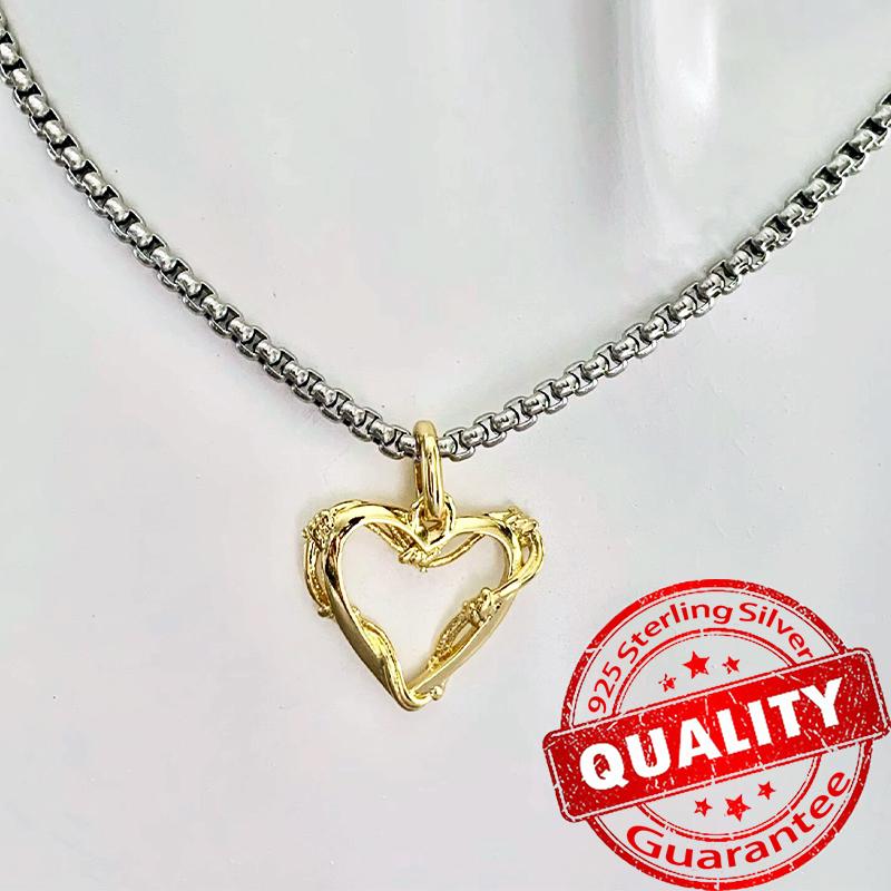 Compact Authentic Copper Horseshoe Skeleton Multi Colored Love Gem Me Decorative Pendant Fit DIY Craft Bracelet Jewelry Necklace Party Matching