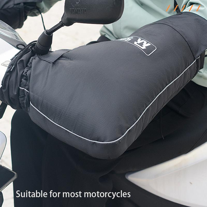 

WUPP CS-1780A1 1 Pair ATV Handlebar Gloves Waterproof Winter Snowmobile Hand Muffs,Large Opening Type A