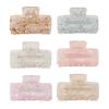 Hair Claw Hollow Rectangle Shape Back Head Shower Clip Strong Grip Medium Size Shark Hair Claw Versatile Hair Accessory