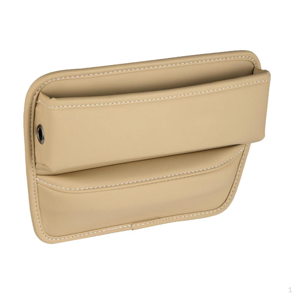 Car Gap Filler Easy To Install Storage Automotive Accessories Multifunction PU Console Organizer for