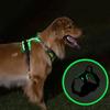 Mode Hunde Geschirr Leine Verstellbare Länge Haustier Brust Rücken LED Hunde Weste mit Robuster Schnalle für Haustier Outdoor Spaziergänge