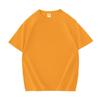 Unisex 200g Pure Cotton Drop-Shoulder T-Shirt, Short-Sleeve, Blank Design, Ribbed Collar, Back-Buttoned, Ideal for Class Uniforms, High Quality.