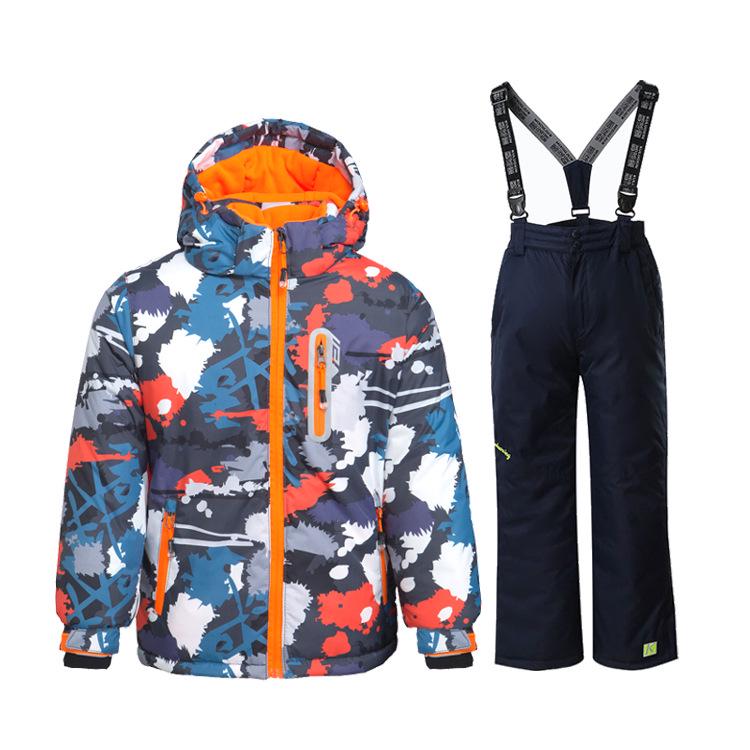 Ūdensizturīgs slēpošanas kostīms bērniem: Fleece jaka