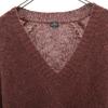Paul Smith Mohair Mix Long Sleeve V Neck Knit XL Brown Men's Used