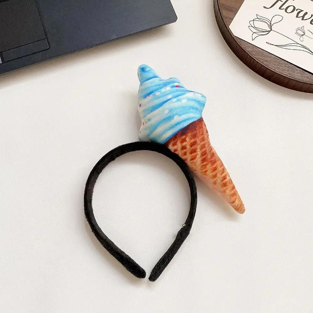 Erdbeere Simuliertes Essen Haarreif Mode Hamburg Knochen Hotdog Stirnband Eis Gemüse Gesicht waschen