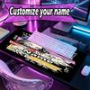 Custom Name Personalized Demon Slayer Pattern Mousepad, Laptop PC Desk Mat, Decorative Desk Mat for Home Keyboard Pad Gift