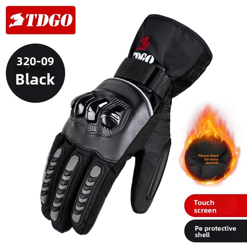 Motorcycle Gloves Rider Locomotive Non-slip All-finger Gloves Racing Off-road Riding Touchscreen Windproof Drop-resistant Gloves