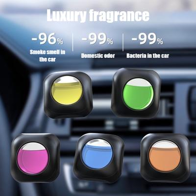 Small Black Box Car Aromatherapy Air Outlet for Long-lasting Fragrance Retention, Deodorization, Fresh Air, Odor Removal