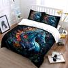 Colorful Horse Canvas Art Set Multiple Sizes Kid'S And Adults' Bedroom Exquisite 3Pc Bedding Set, Gift