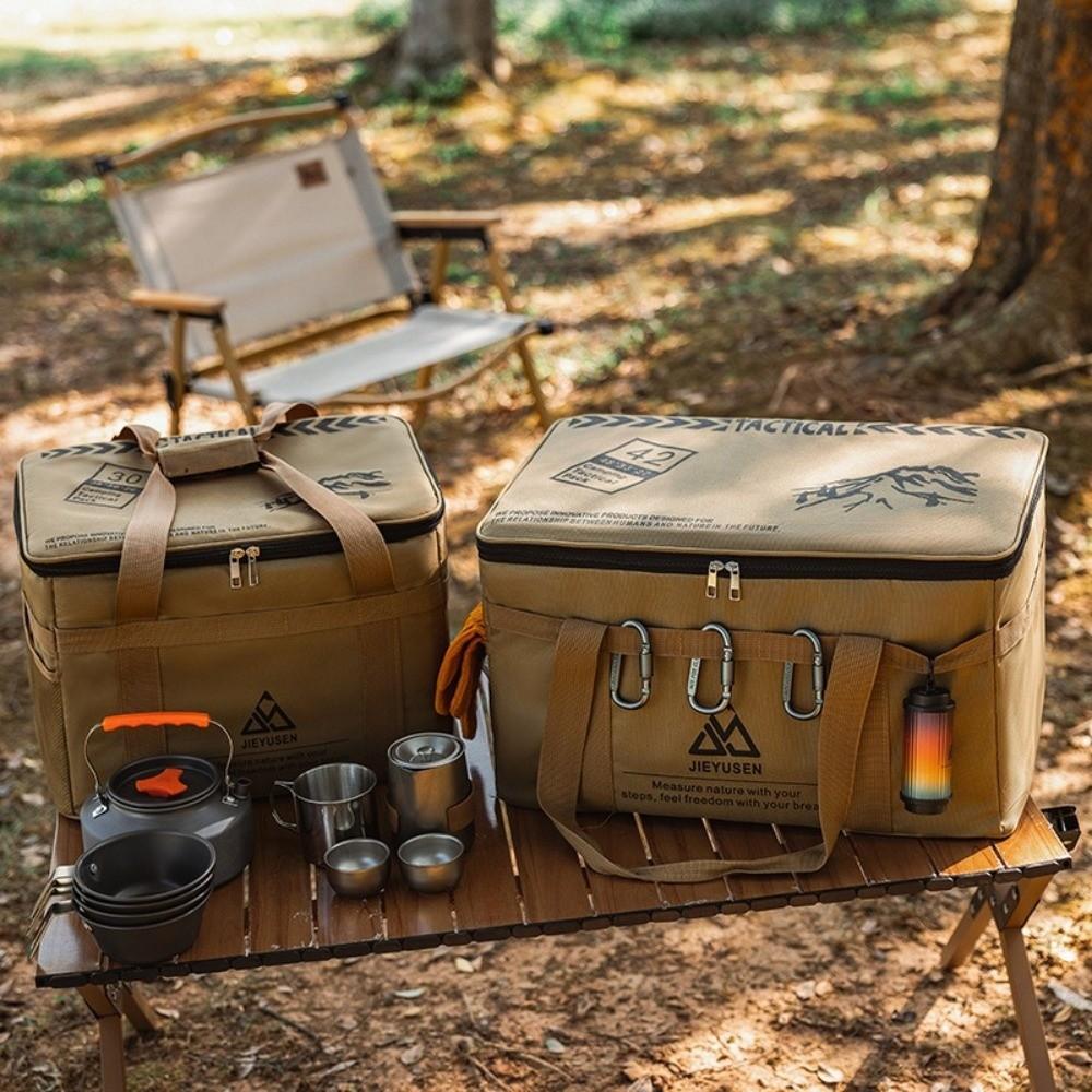Oxford Cloth Camping Gear Organizer Portable Outdoor Equipment Bag  Outdoor Camping