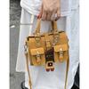 Retro Texture Handbag Women's Bag 2025 New Retro Simple Small Square Bag Niche High-end Messenger Bag