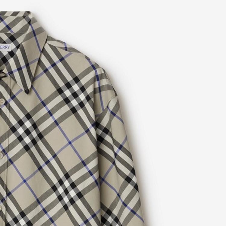 Burberry checked cotton shirt Men's 80876361
