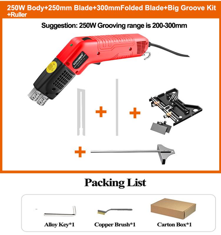 Air Cooling Electric Foam Cutting Tool Machine Groove Styrofoam Slotting Plate Carving Foam Heating Knife Polystyrene Hot Knife