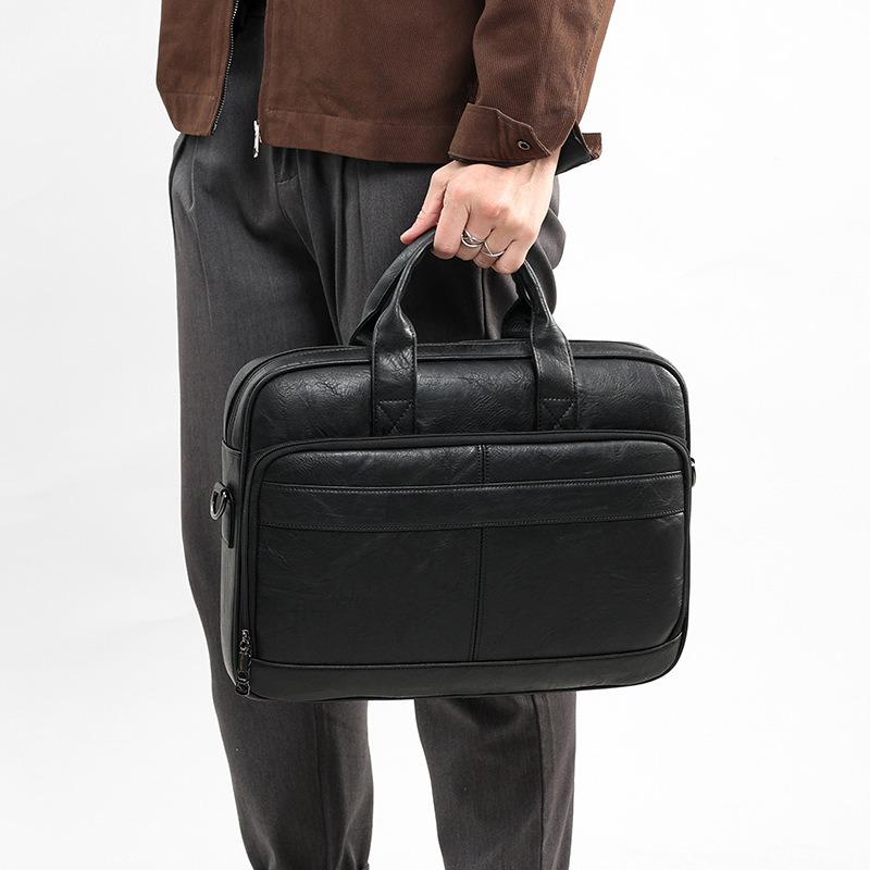 Men's Handbag Large Capacity Briefcase Business Computer Bag 42*8*30cm