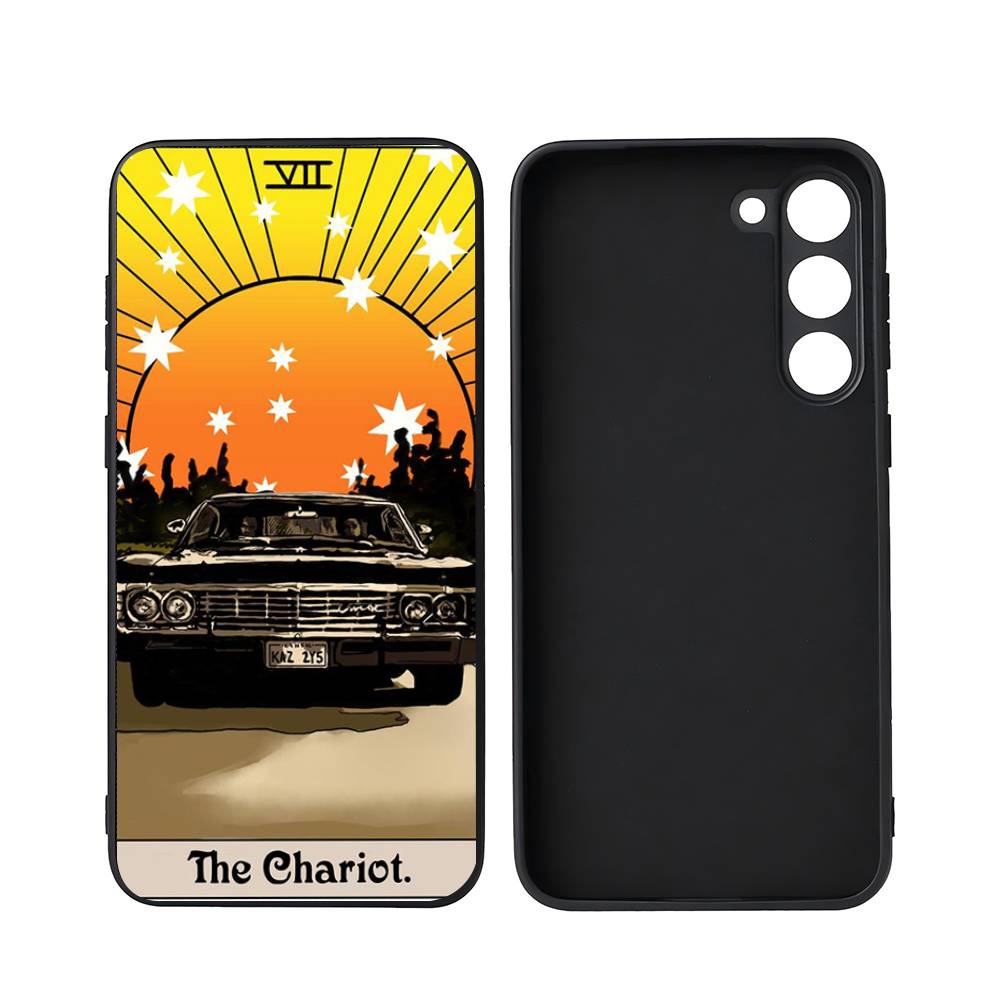A Very Supernatural Christma Luxury Black Phone Case For Samsung Galaxy S23 S24 S25 Ultra S22 Plus S21