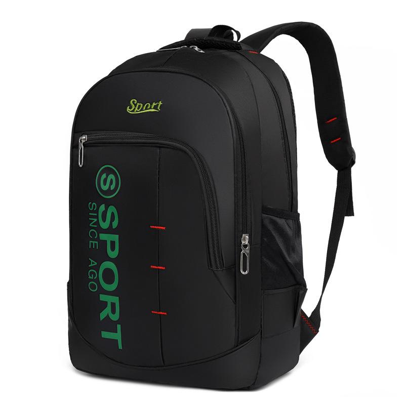

TS JYL laptop bag,Men Backpack Outdoor Large Business Simple Foreign Trade Student Bag OneSize зелёный