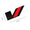 1.8x7cm/2.3x5.8cm Metal Emblem Car Sticker suitable for Cadillac Sport V Logo XT4 XT5 XT6 CT4 CT5 CT6 Performance Logo Stickers