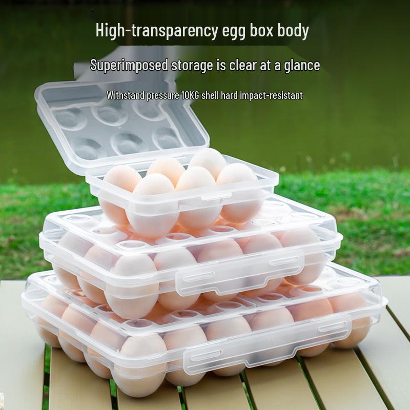 Shockproof Outdoor Egg Storage Box - Food-Grade, Shatterproof with Increased Height