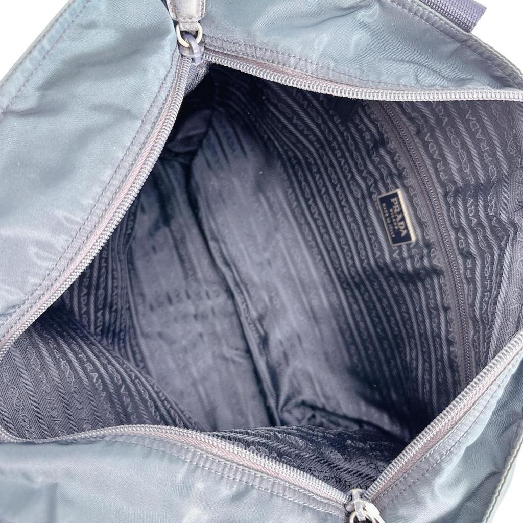 PRADA Commuting to school Large enough to fit A4 size paper Tote Bag Nylon Women Used