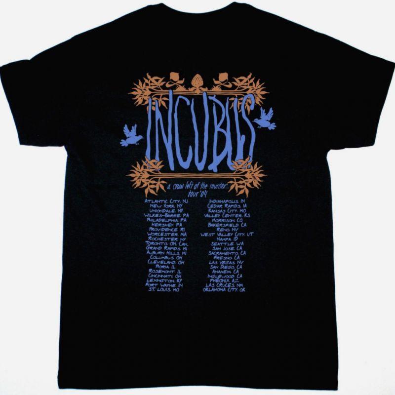 INCUBUS A CROW LEFT OF MURDER TOUR 2004 NEW BLACK TSHIRT Unisex T-Shirt S
