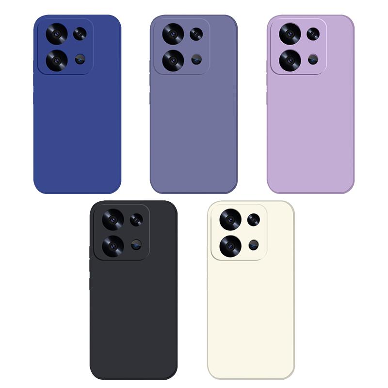 Shockproof Soft TPU Lanyard Case For Xiaomi Redmi Note 14 13 12 11 Pro 5G Note 14 13 Pro Plus Solid Color Silicone Phone Cover