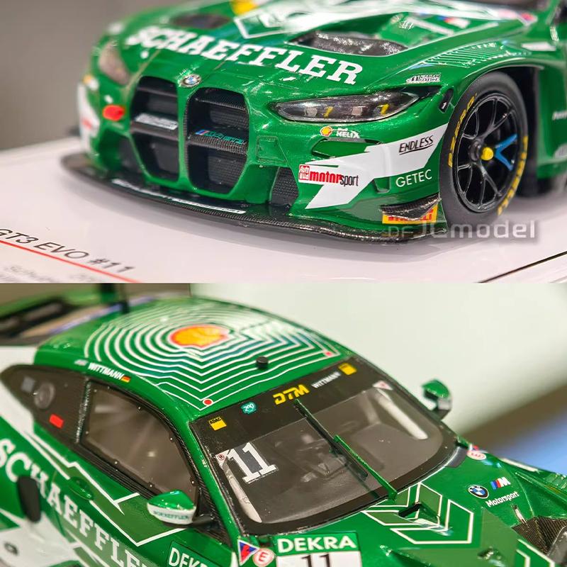 TSM 1/43 Scale BMW M4 GT3 EVO 2025 DTM Zandvoort Round No.11 Racing Diecast Car Model Simulation Collection Cars for Boy Gift