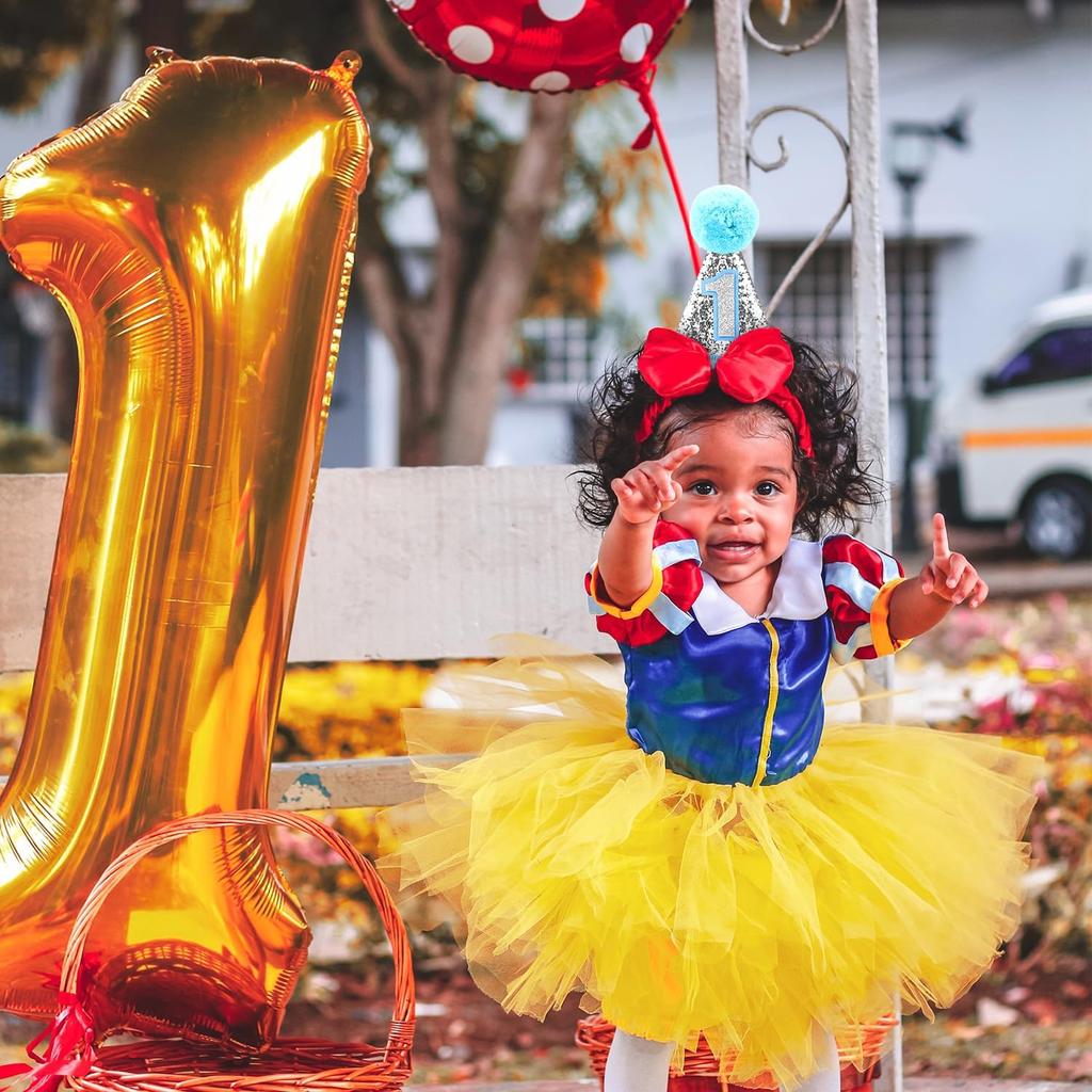 First Birthday Party Hat, Wool Felt Boho 1st Baby Party Hat Shining Decorative Birthday Accessories for Boy Girl Birthday Decorations Photo Booth