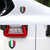 Sköld Stil Italien Italienska Nationalsången Skärm Sida Bagagelucka Namnskylt Dekal Emblem Märke Klistermärke