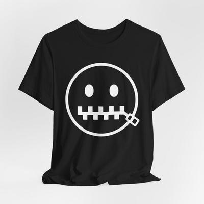 Emoji Reißverschlussgesicht Lustiges T-Shirt T-Shirt Meme
