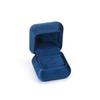 Velvet Ring Box With Rounded Edges For Jewelry Packaging Gift For Engagement