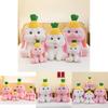 Adorable Bunny Plush Toy Cute Pineapple Rabbit Doll Soft Pillow For Girls Sleep Comfort