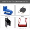 Motorcycle Bicycle Disc Brake Lock with Reminder Rope