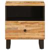 Nightstand Brown 40 x 33 x 46 cm Solid Mango Wood