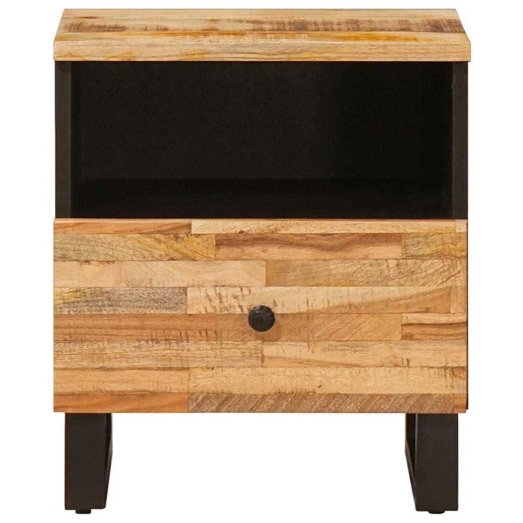 Nightstand Brown 40 x 33 x 46 cm Solid Mango Wood