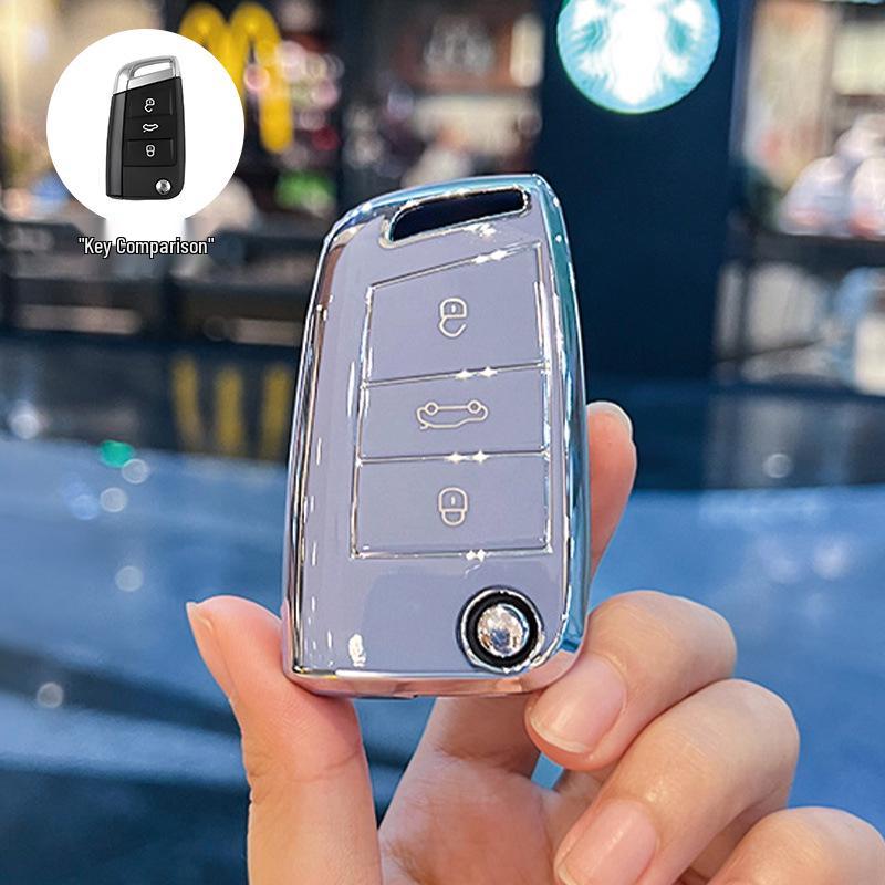 Volkswagen Passat Key Cover for 2017/18 Models - Dedicated SAIC Passat Car Key Shell with Buckle