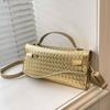 Hand-held Bag Women's Fashionable Niche Commuter Mobile Phone High-end Knitted Cross-body Small Square