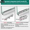 Stainless 8mm/10mm Sliding Door Roller Clamp Stainless Steel Wheel Pulley Rollers For Bathroom Glass Door Shop Display Cases