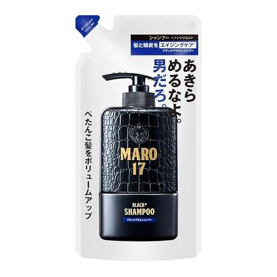 MARO17 Black Plus Shampoo Refill Gentle Mint Scent 300ml Men s Scalp Volume Up Black Hair Care
