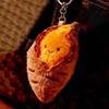 Soft Sweet Potato Keychain Cartoon Plush Doll Key Ring Roasted Sweet Potato Pendant  Friends