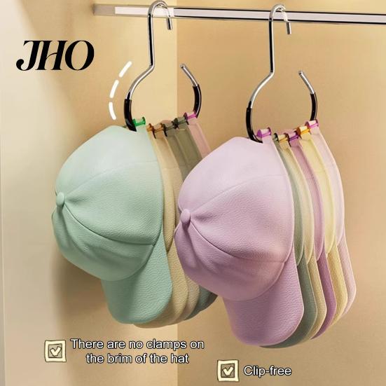 Closet Space Saver 2/10Pcs Baseball Cap Racks Hat Hangers Non-Slip Design Large Scarf Storage Rack Capacity Strong Load-bearing Easily Accessible