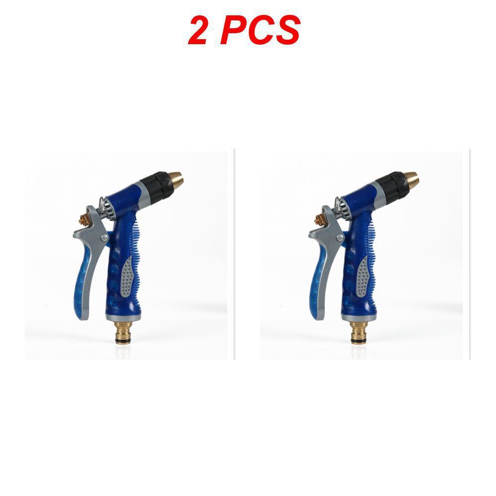 1~4PCS Portable High Pressure Durable Handheld Water Gun Garden Lawn Watering Car Wash Sprinkler Tool Hose Adjustable Brass