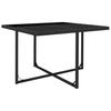 9 piece Garden Dining Set with Cushions Poly Rattan Black