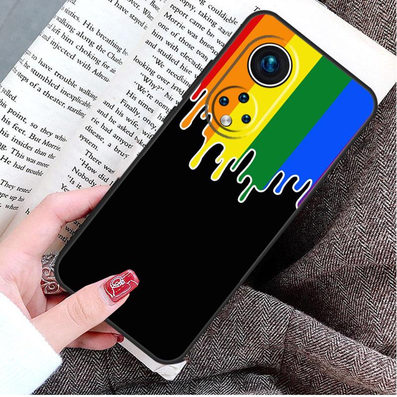 Gay Pride Rainbow Flag Case For Honor X9b X8b X6 X7 X8 X9 X6a X7a X8a X9a Honor 70 50 90 Lite Magic 6 5 Pro Cover