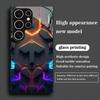 E-sports mecha pattern glass phone case suitable for Samsung Galaxy S26 S25 S24 S23 S22 S20 FE/Ultra/Plus anti fall back cover