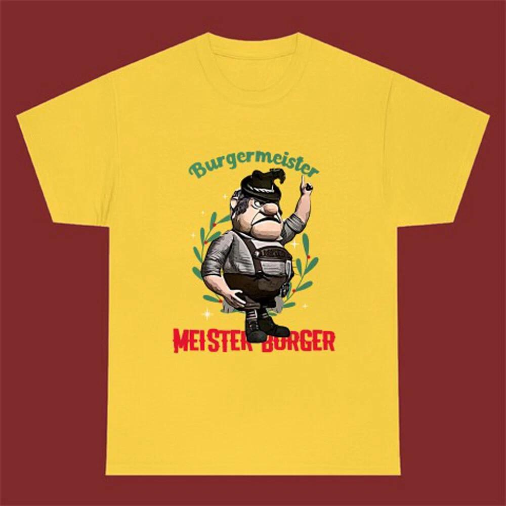Burgermeister Meisterburger Movie Men s Daisy Yellow Size S-5XL XXXXL