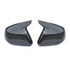 For Ford Mondeo Fusion 2025 2025 Rearview Side Mirror Cover Wing Cap Exterior Door Rear View Case Trim Carbon Fiber Look Black