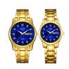 Gold Watch Simulation Watch Atmospheric Business Waterproof Luminous Calendar Watch Men'S Couple Watch Quartz Watch