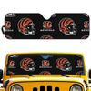 Cincinnati Bengals Off-Road Vehicle Windshield Sunshade - Custom Team Design, Heat Insulation & Sun Protection